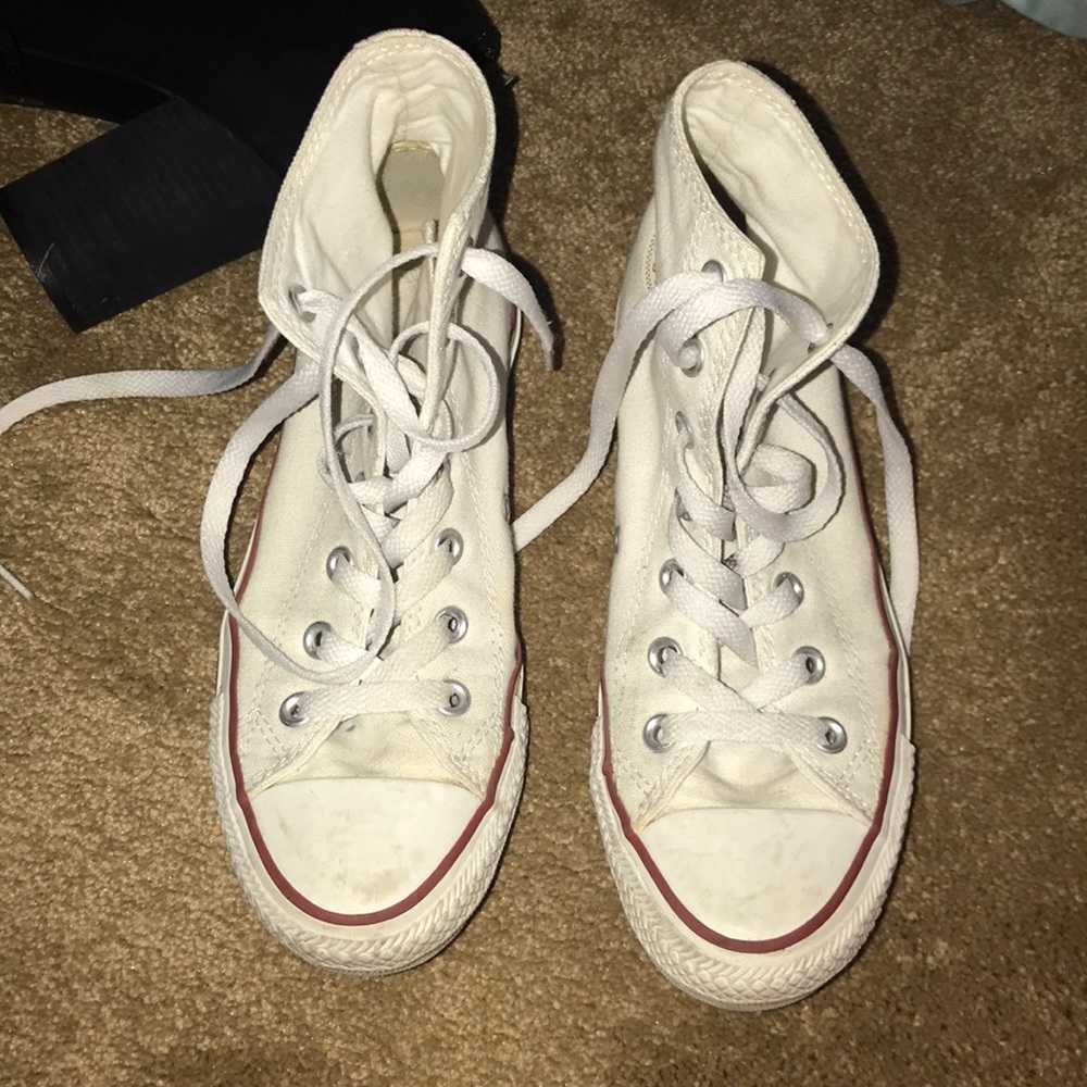 White high top converse
